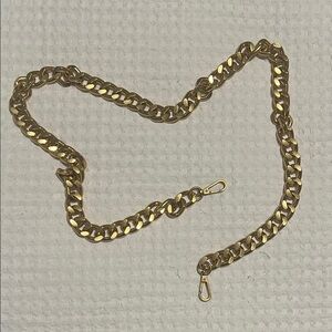 Gold chain strap